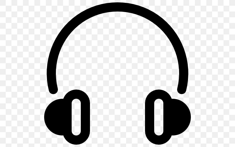 Headphones, PNG, 512x512px, Headphones, Area, Audio, Audio Equipment, Black And White Download Free
