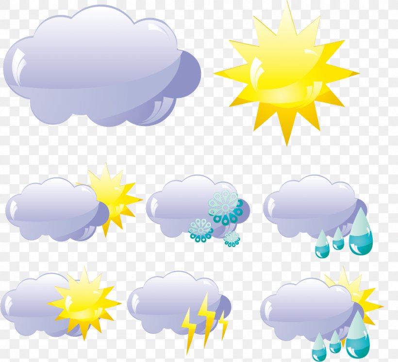 Weather Icon, PNG, 945x862px, Weather, Blue, Cloud, Flower, Petal Download Free