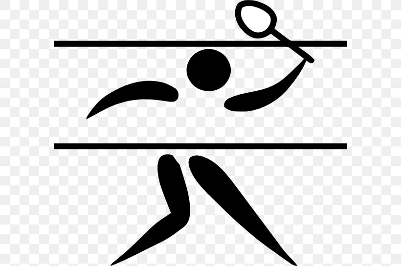 1948 Summer Olympics 2012 Summer Olympics Badminton Olympic Sports Clip Art, PNG, 600x545px, Badminton, Area, Badmintonracket, Black And White, Brand Download Free