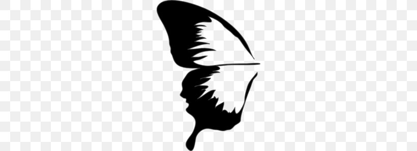 Butterfly Black And White Clip Art, PNG, 204x298px, Butterfly, Beak, Bird, Bitmap, Black And White Download Free