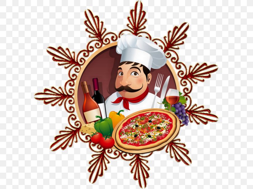 Pizza Bagel Take-out Hamburger Pizzaria, PNG, 600x613px, Pizza, Art, Chef, Christmas, Christmas Decoration Download Free