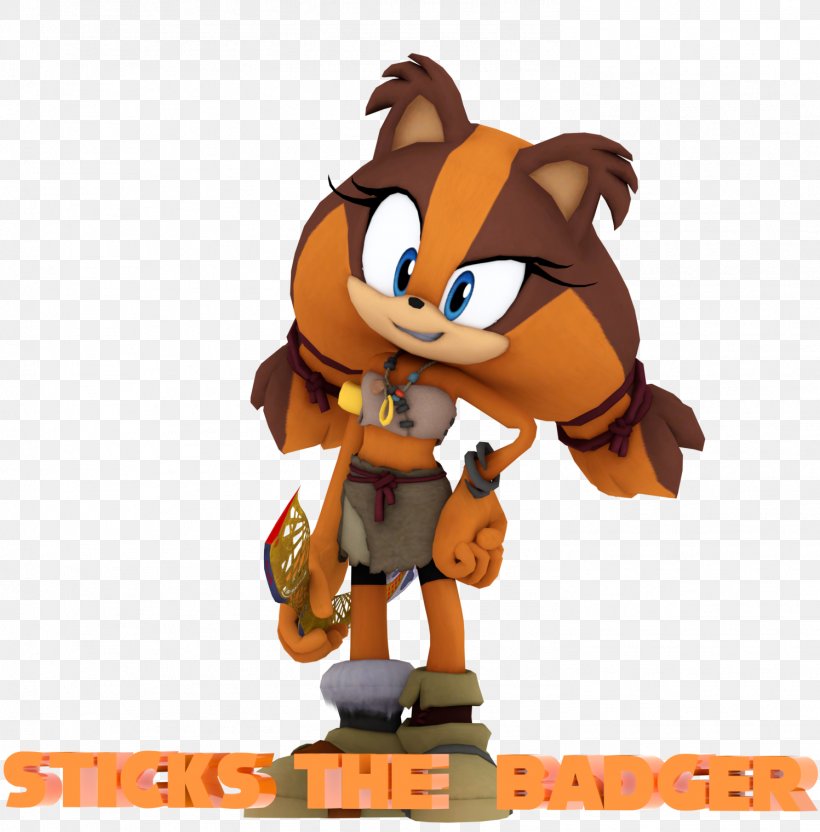 Sticks The Badger Sonic Boom Tails DeviantArt, PNG, 1497x1519px, Sticks The Badger, Action Figure, Action Toy Figures, Art, Badger Download Free