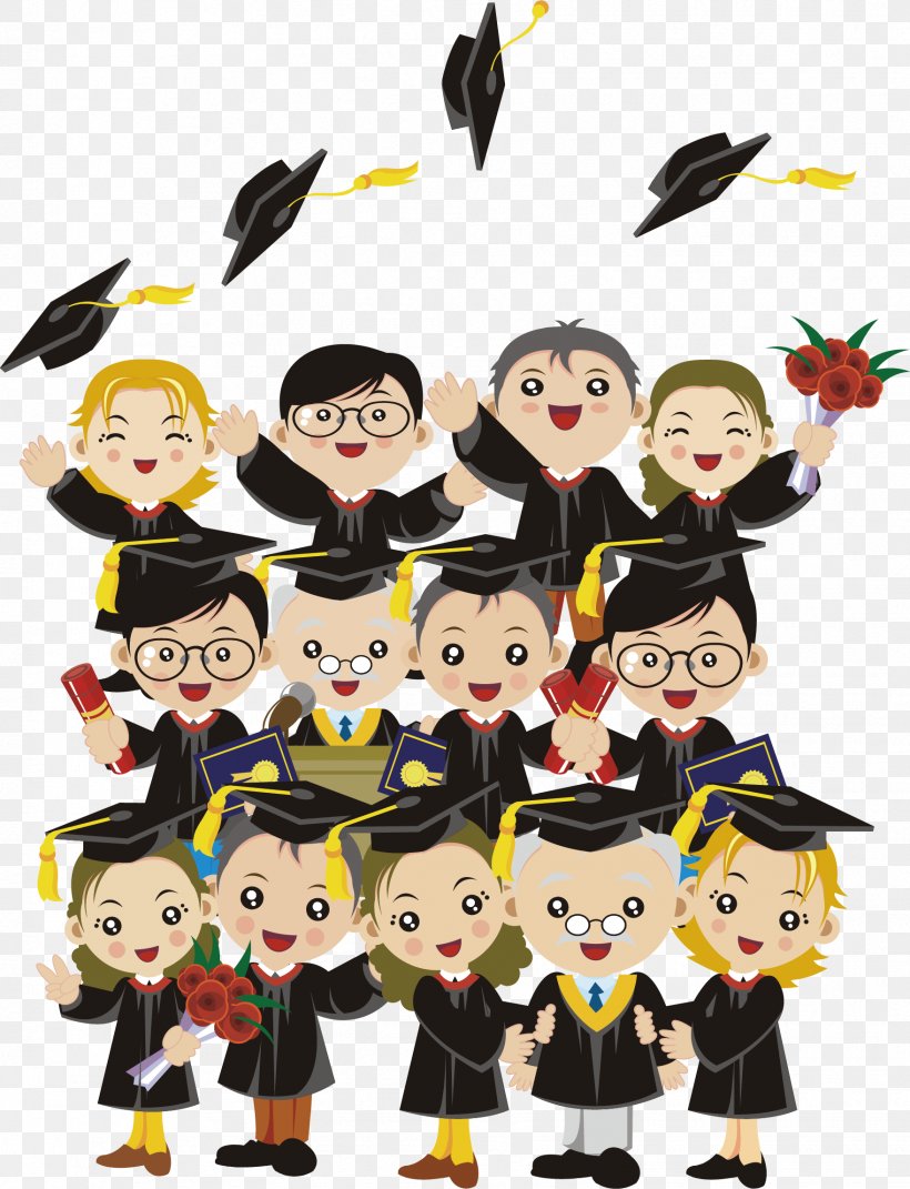 Graduation Ceremony Child Clip Art, PNG, 1759x2298px, Graduation Ceremony, Academic Certificate, Academic Degree, Academic Dress, Bachelor S Degree Download Free