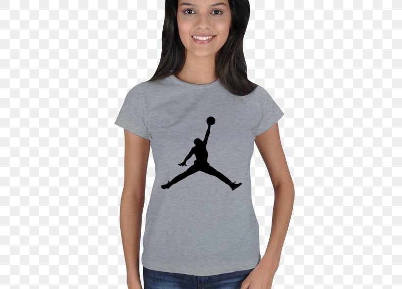 T-shirt Jumpman Sleeve Air Jordan Clothing, PNG, 522x589px, Tshirt, Air Jordan, Black, Bodysuit, Chino Cloth Download Free