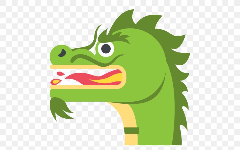 Apple Color Emoji Dragon Emojipedia Text Messaging, PNG, 512x512px, Emoji, Amphibian, Apple Color Emoji, Beak, Bird Download Free