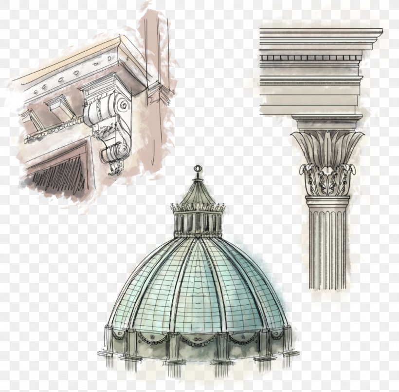 Architectural Drawing Architecture Sketch, PNG, 1392x1365px, Drawing, Ancient Greek Architecture, Arch, Architect, Architectural Drawing Download Free