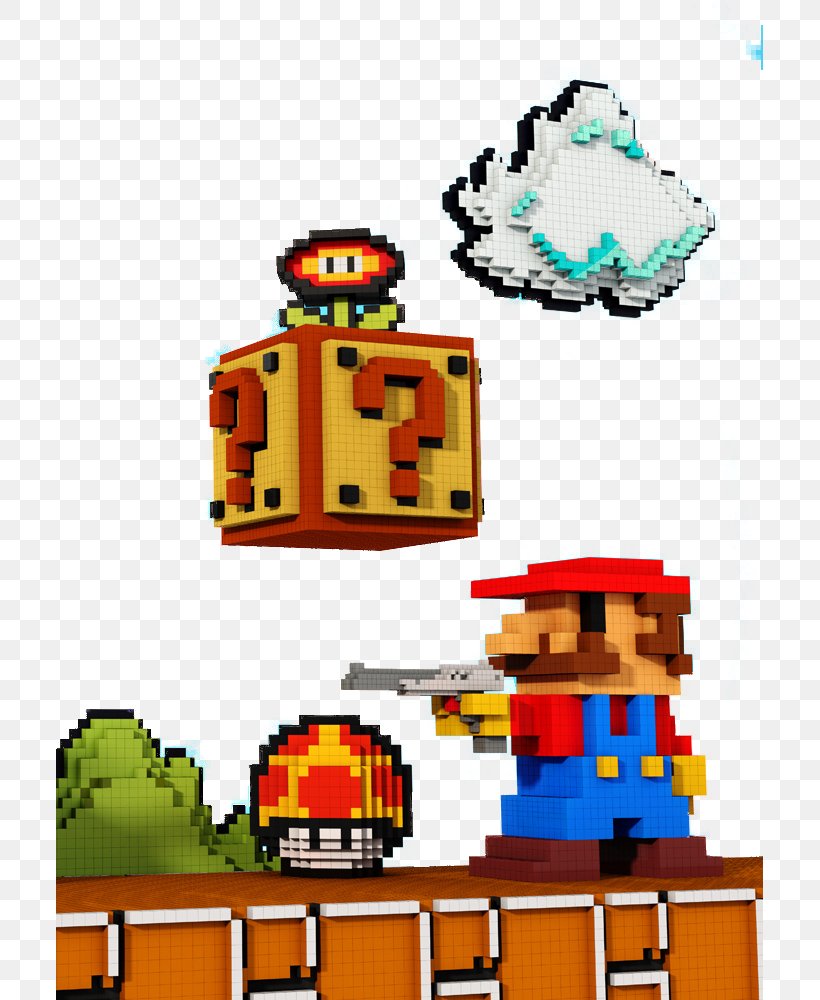 Super Mario Bros. Duck Hunt Pixel Art, PNG, 707x1000px, 8 Bit, Super Mario Bros, Art, Duck Hunt, Illustration Download Free
