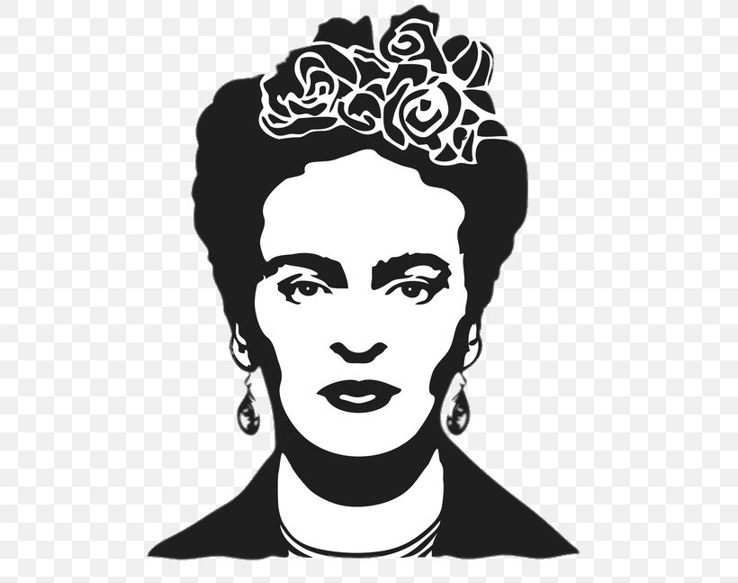 Diego Rivera Frida Kahlo: Mexican Painter Stencil, PNG, 500x647px, Diego Rivera, Andy Warhol, Art, Artist, Black And White Download Free