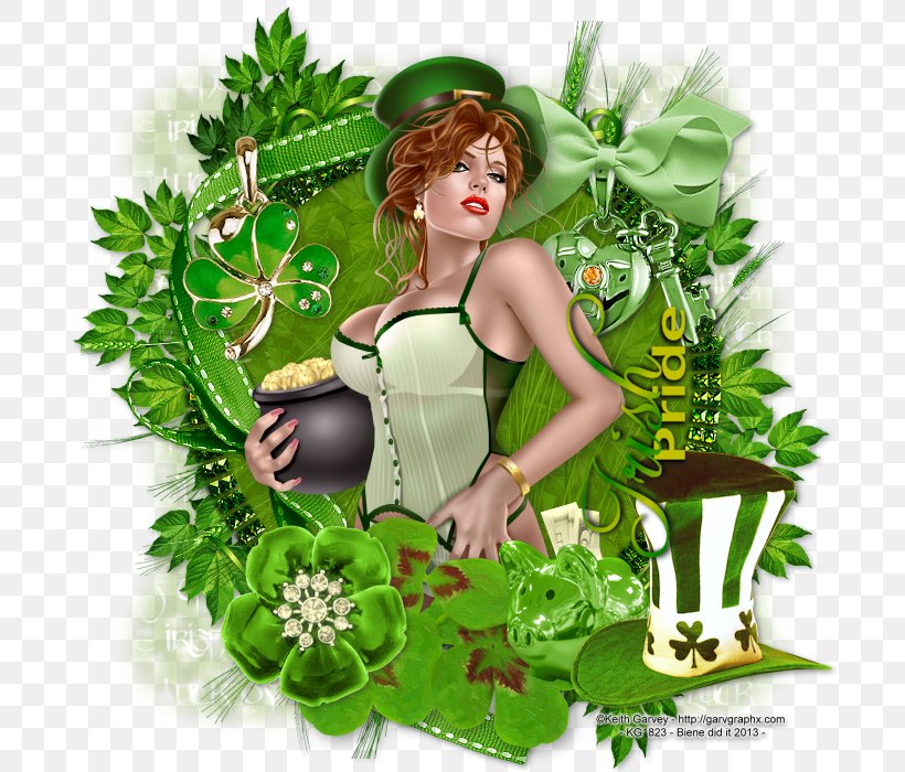 Flowering Plant Illustration Saint Patrick's Day Tree, PNG, 700x700px, Watercolor, Cartoon, Flower, Frame, Heart Download Free