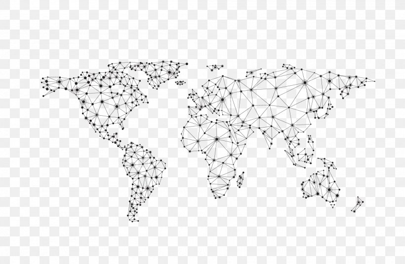 Global Network Computer Network Internet Clip Art Vector Graphics, PNG, 2000x1308px, Global Network, Area, Black, Black And White, Computer Download Free