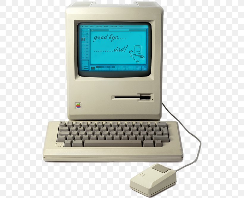 Personal Computer Macintosh 128K Apple, PNG, 574x667px, Personal Computer, Apple, Computer, Computer Hardware, Computer Monitors Download Free