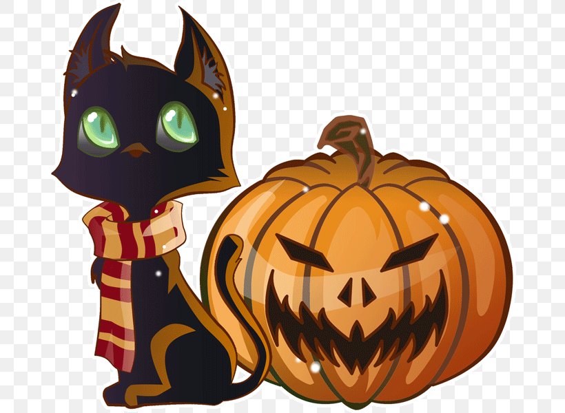 Black Cat Halloween Pumpkin Jack-o'-lantern, PNG, 679x600px, Cat, Black Cat, Calabaza, Carnivoran, Carving Download Free