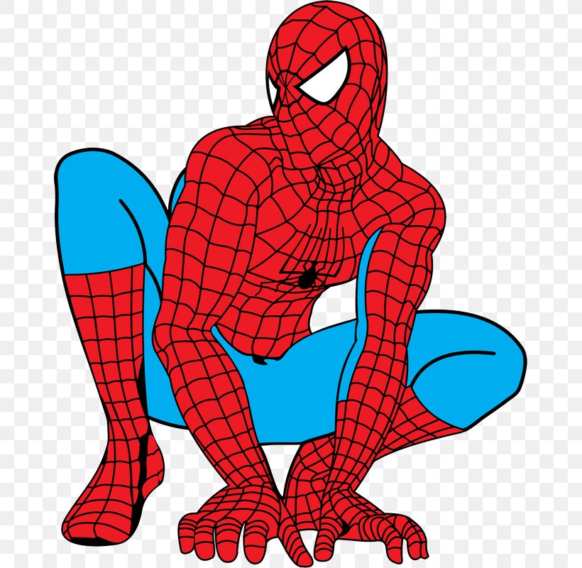 Clip Art Spider-Man Spiderman 1 Superhero, PNG, 667x800px, Watercolor, Cartoon, Flower, Frame, Heart Download Free