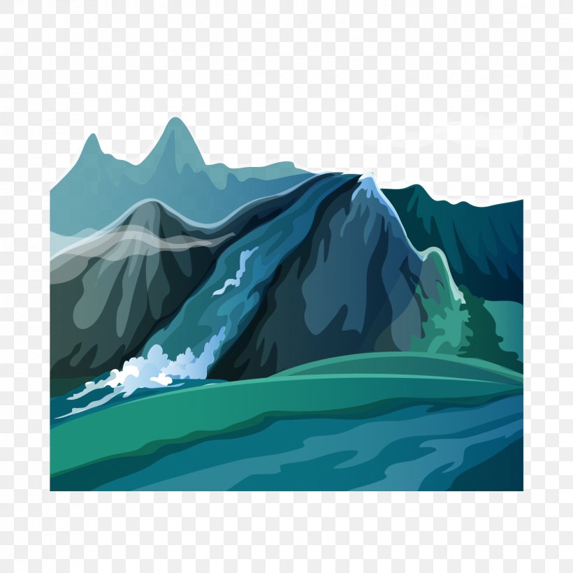 Desktop Wallpaper Image Body Of Water Landscape Download, PNG, 1654x1654px, Body Of Water, Aqua, Glacial Landform, Glacier, Hill Download Free