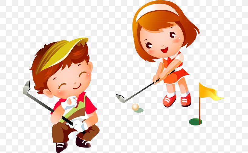 Golf Course Vector Graphics Clip Art Illustration, PNG, 670x505px, Golf, Art, Cartoon, Child, Games Download Free