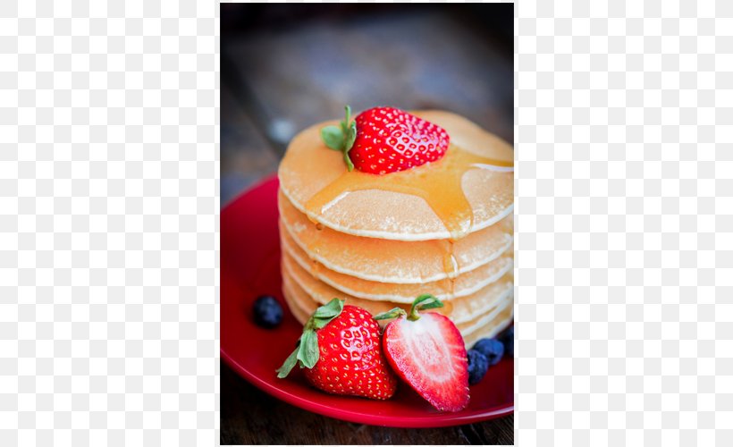 Pancake Breakfast Cream Fototapeta Strawberry, PNG, 500x500px, Pancake, Breakfast, Cream, Dairy Product, Dairy Products Download Free