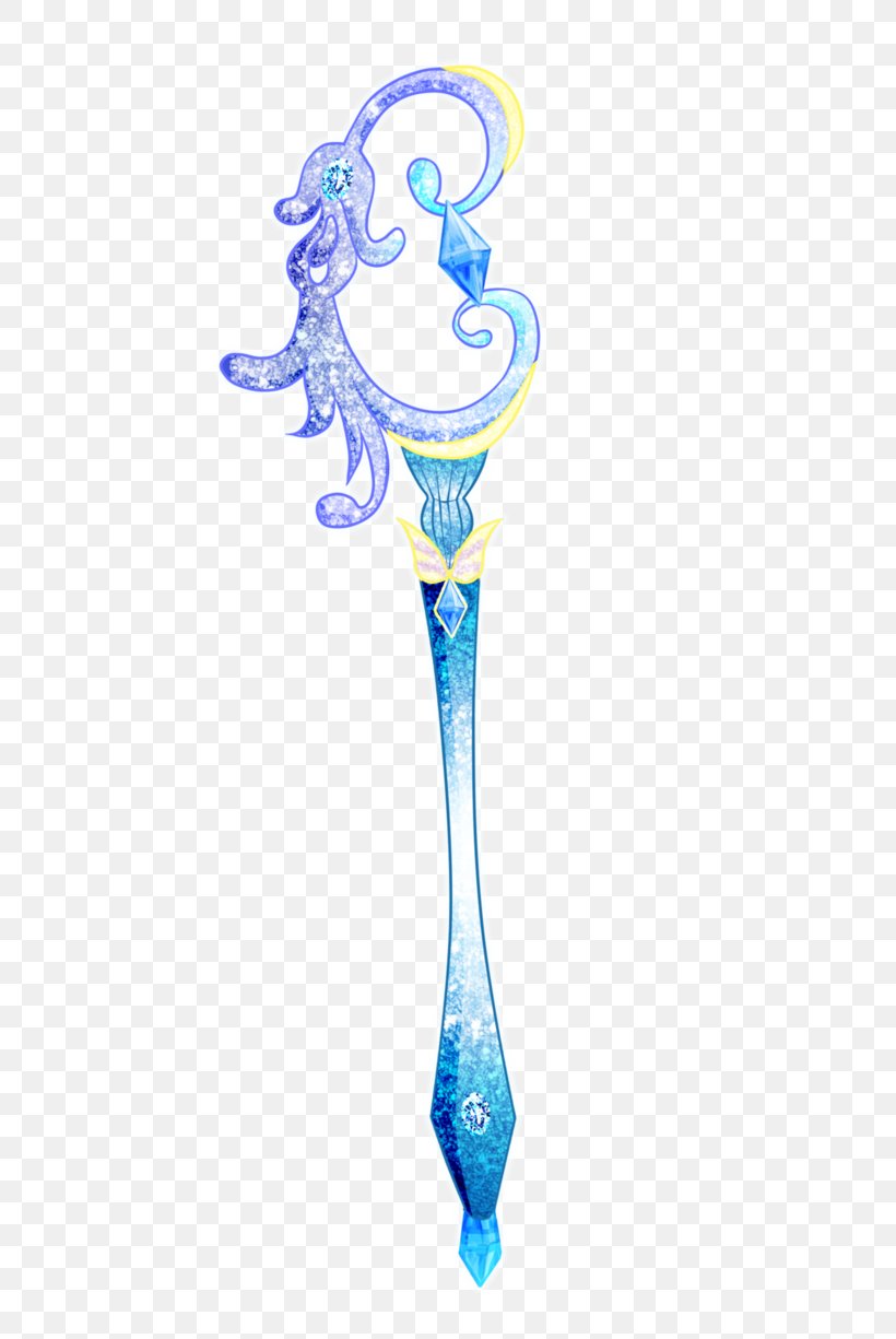 magic wand with flowers