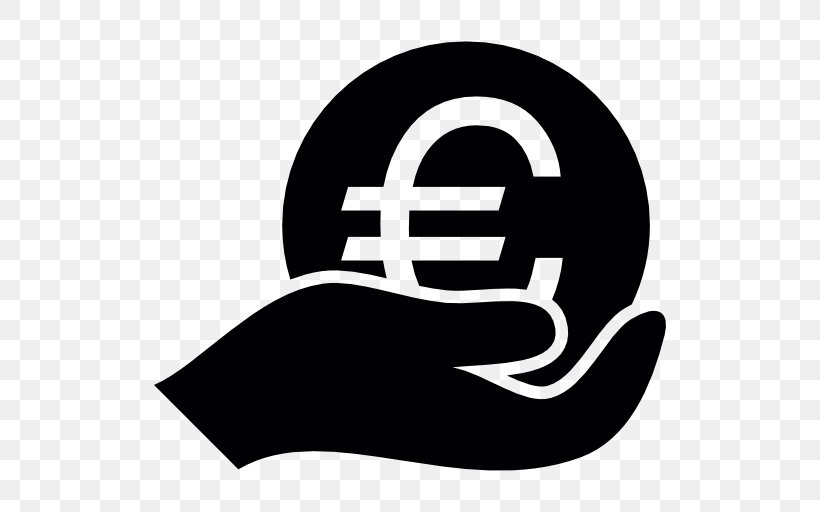 Euro Coins Euro Sign Money Bank, PNG, 512x512px, 100 Euro Note, Euro, Bank, Black And White, Brand Download Free