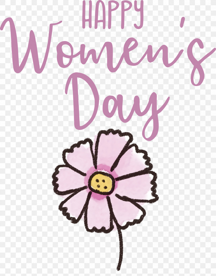 Happy Women’s Day, PNG, 2344x3000px, Cut Flowers, Floral Design, Flower, Geometry, Line Download Free