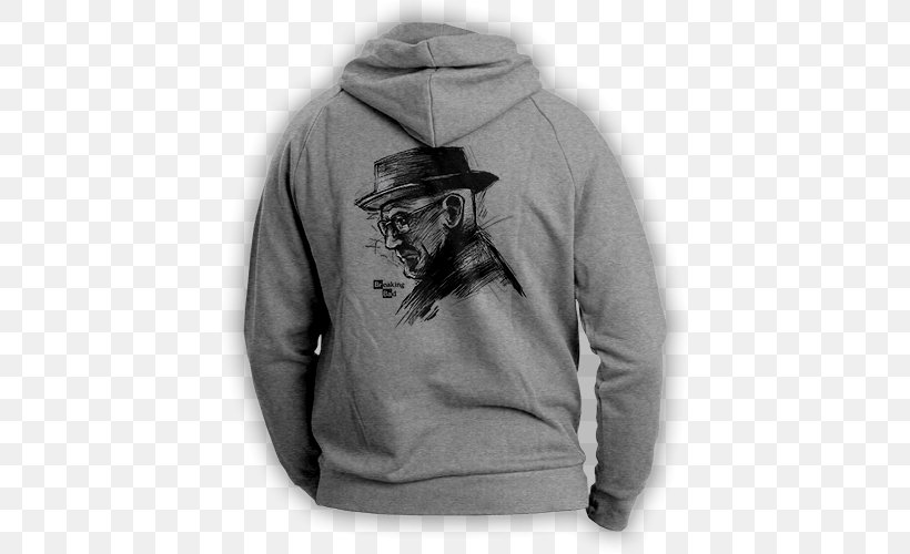 Hoodie T-shirt Outerwear Clothing, PNG, 500x500px, Hoodie, Black And White, Bluza, Clothing, Hood Download Free