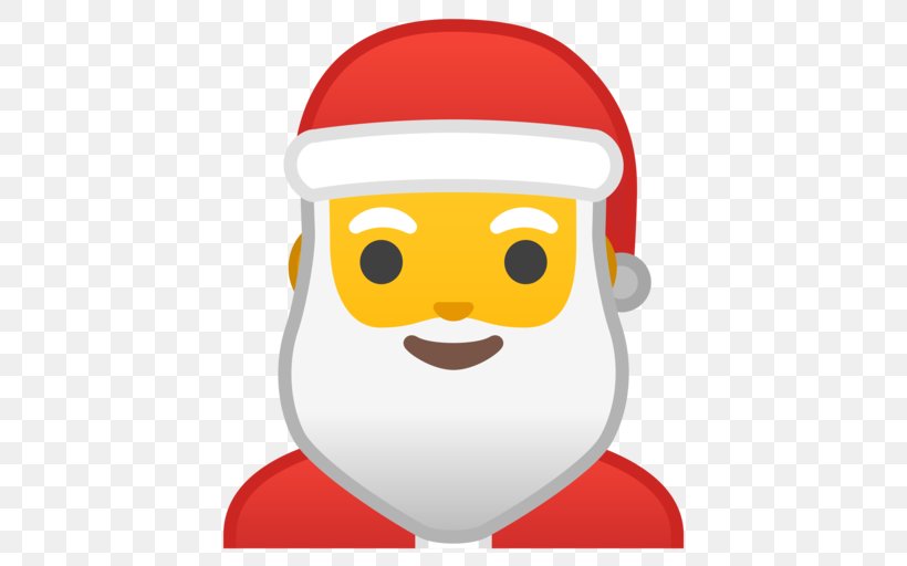 Santa Claus Emoji Smiley Christmas Emoticon, PNG, 512x512px, Santa Claus, Alegria, Android Kitkat, Android Version History, Christmas Download Free