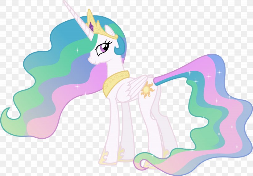 Princess Celestia Princess Luna Pony Twilight Sparkle, PNG, 6910x4810px, Watercolor, Cartoon, Flower, Frame, Heart Download Free
