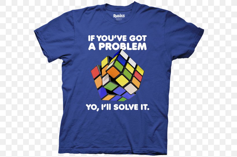 T-shirt Rubik's Cube Sheldon Cooper Clothing, PNG, 600x542px, Tshirt, Active Shirt, Blue, Brand, Clothing Download Free