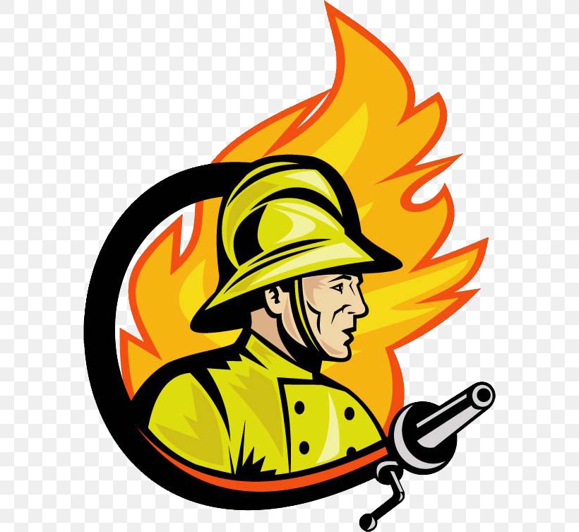 Firefighter Fire Department Royalty-free Logo Clip Art, PNG, 584x753px, Firefighter, Art, Artwork, Cartoon, Emergency Service Download Free
