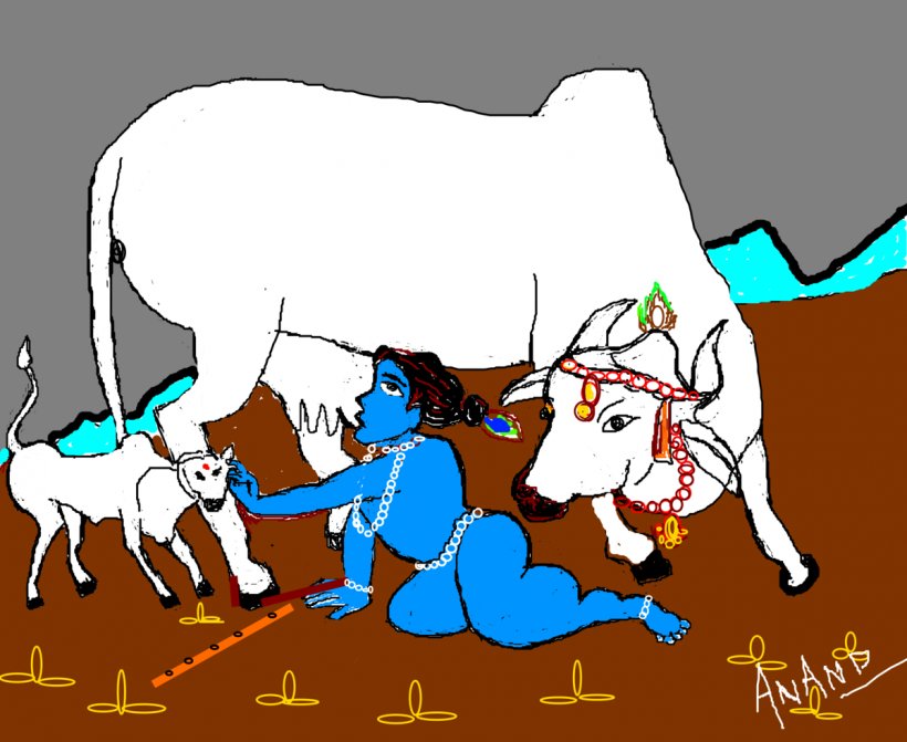 Radha Krishna Cattle Radha Krishna Art, PNG, 1200x982px, Krishna, Art, Artist, Cartoon, Cattle Download Free