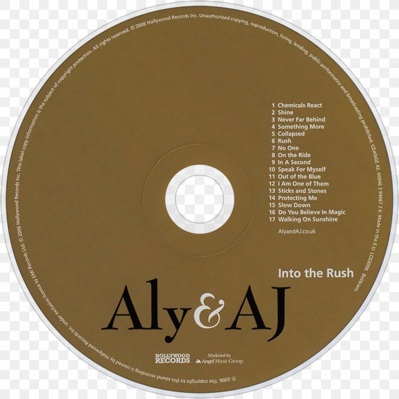 Compact Disc Aly & AJ, PNG, 1000x1000px, Compact Disc, Aly Aj, Brand, Dvd, Label Download Free