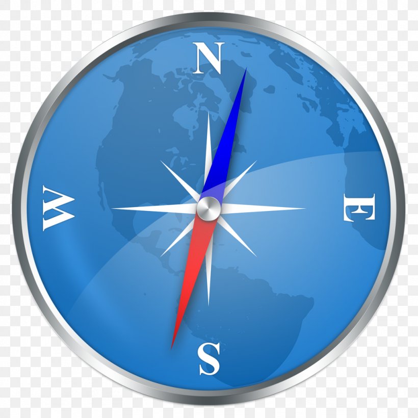 Compass Clip Art Image Navigation, PNG, 1024x1024px, Compass, Blue, Cardinal Direction, Clock, Compass Rose Download Free