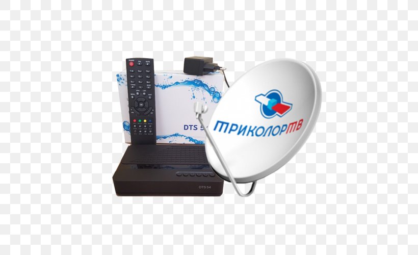 Tricolor TV Satellite Television Триколор ТВ Саратов High-definition Television, PNG, 500x500px, Tricolor Tv, Common Interface, Dts, Electronic Device, Electronics Accessory Download Free