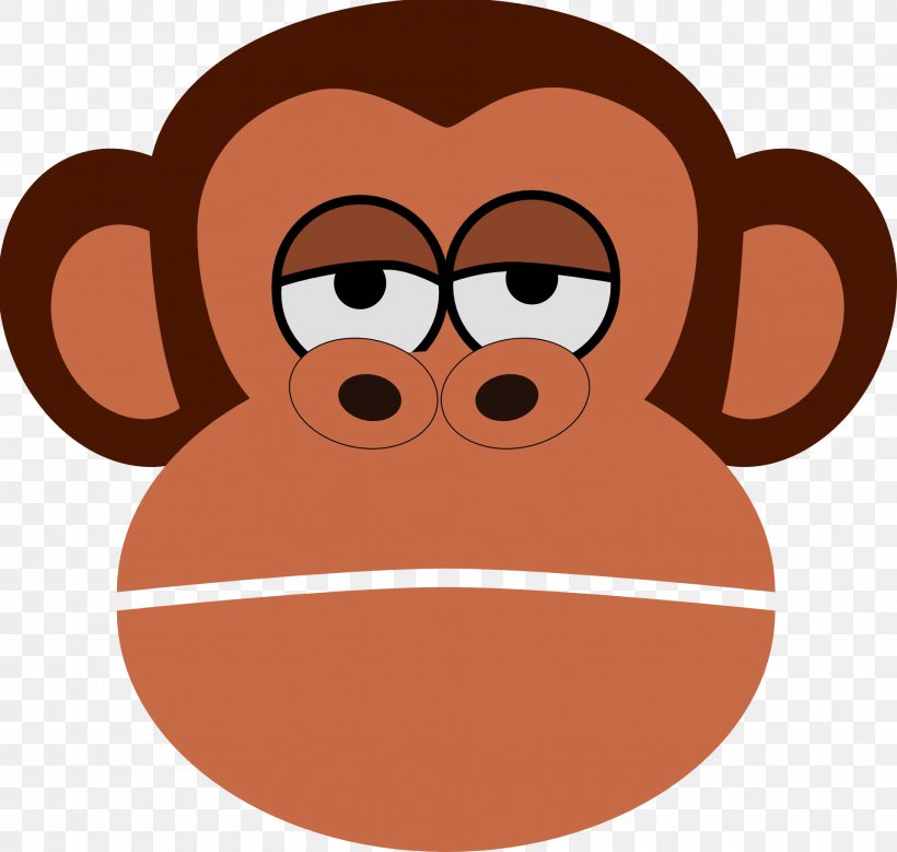 Clip Art Ape Monkey Cartoon Drawing, PNG, 1916x1821px, Ape, Cartoon, Chimpanzee, Cuteness, Drawing Download Free