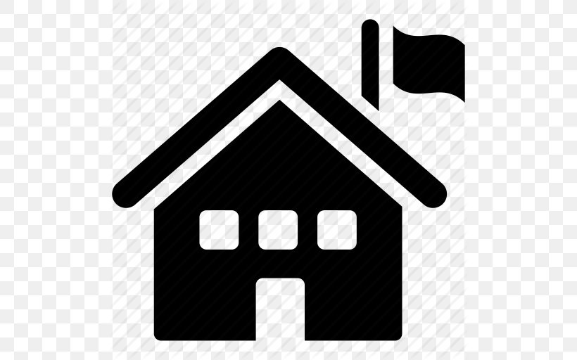 School House, PNG, 512x512px, School, Apple Icon Image Format, Black, Black And White, Brand Download Free