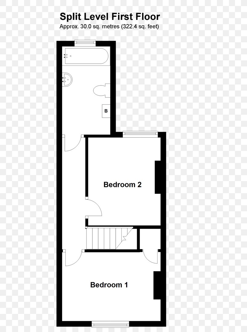 Floor Plan Broadstone Terraced House Bedroom, PNG, 520x1100px, Floor Plan, Area, Bedroom, Black, Black And White Download Free