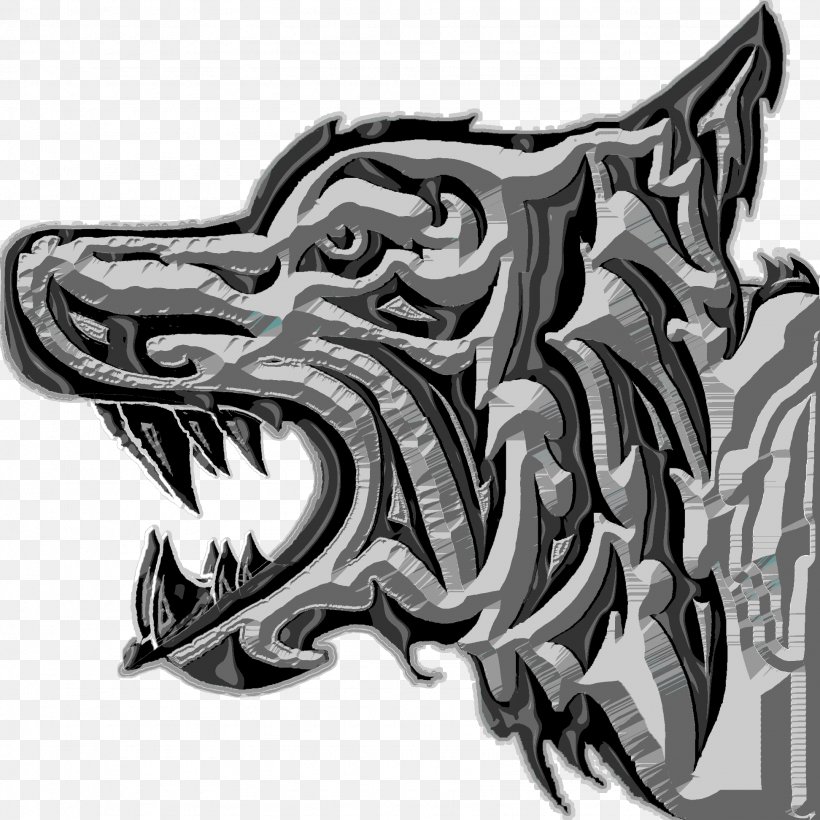 Gray Wolf Pack Decompiler, PNG, 1944x1944px, 2d Geometric Model, Gray Wolf, Art, Automotive Design, Black And White Download Free