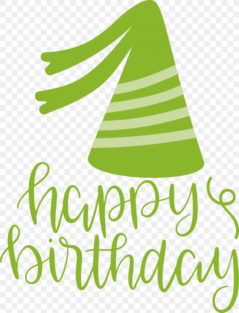 Birthday Happy Birthday, PNG, 2292x3000px, Birthday, Green, Happy Birthday, Leaf, Line Download Free