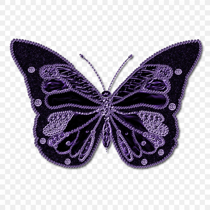 Butterfly Insect Desktop Wallpaper Clip Art, PNG, 2000x2000px, Butterfly, Blue, Brush Footed Butterfly, Butterflies And Moths, Image File Formats Download Free