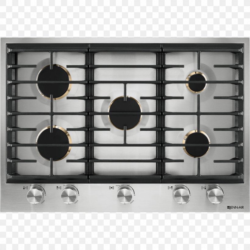 Cooking Ranges Gas Stove Gas Burner Jenn-Air, PNG, 1000x1000px, Cooking Ranges, Brenner, Cooktop, Countertop, Electric Stove Download Free