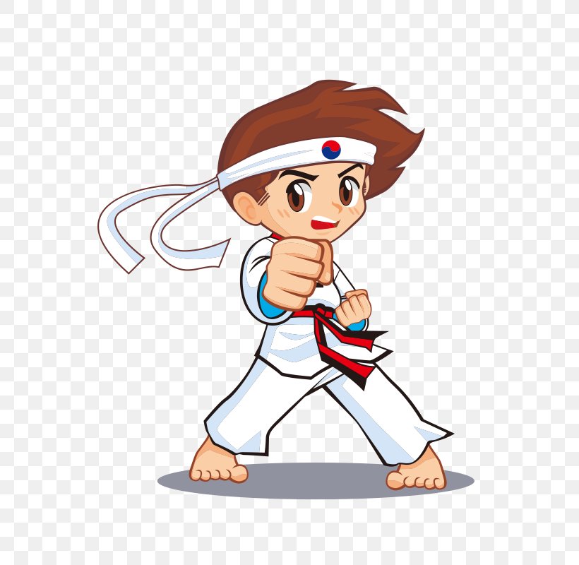 Taekwondo For Kids Animated Cartoon Martial Arts, PNG, 800x800px, Watercolor, Cartoon, Flower, Frame, Heart Download Free