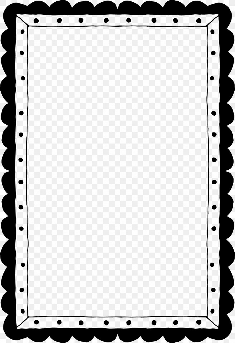 Black And White Color Clip Art, PNG, 1235x1800px, Black And White, Area, Black, Border, Color Download Free