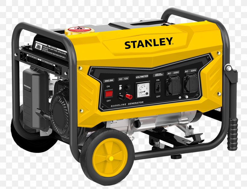 Electric Generator Stanley Black & Decker Stanley Hand Tools Engine-generator, PNG, 1417x1086px, Electric Generator, Automotive Exterior, Black Decker, Dewalt, Electric Motor Download Free