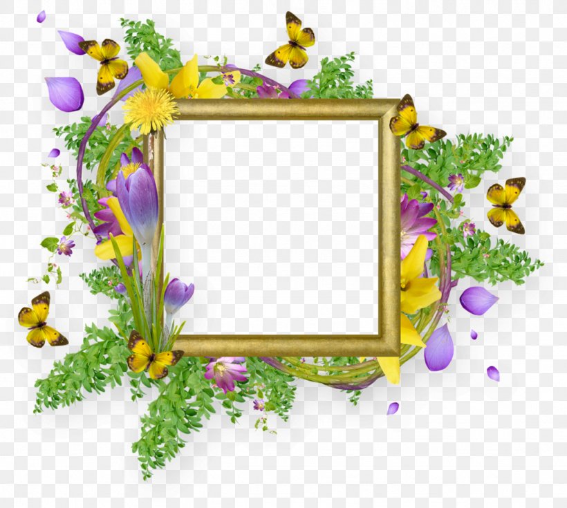 Picture Frames Butterfly Flower, PNG, 1024x918px, Picture Frames, Basket, Butterfly, Decorative Arts, Designer Download Free