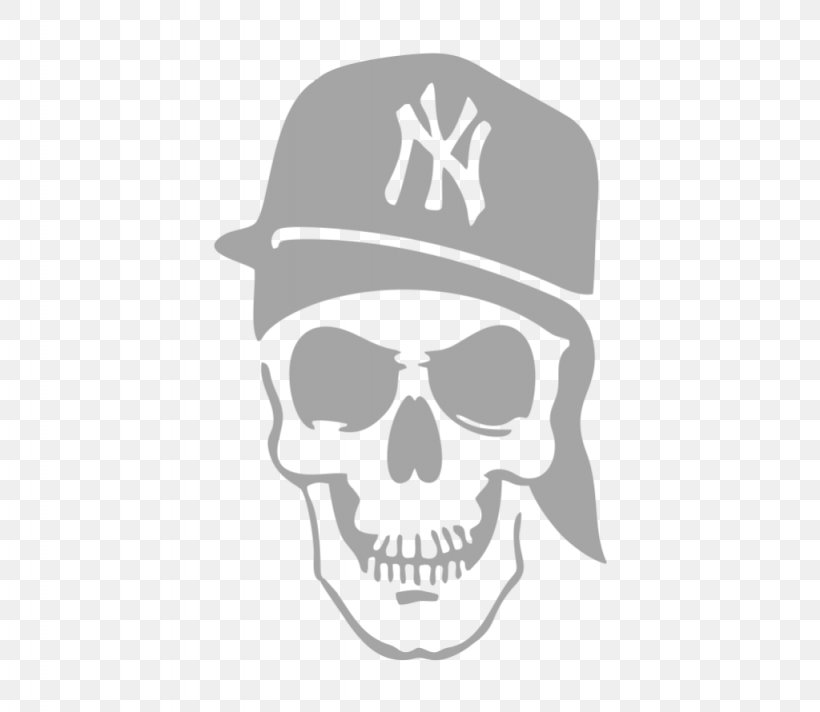 Stencil Graffiti Skull Image Decal, PNG, 1024x890px, Stencil, Baseball Cap, Bone, Brand, Cap Download Free
