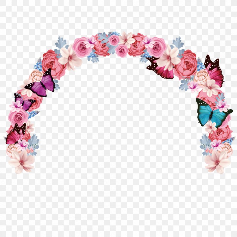 Flower Download Clip Art, PNG, 1000x1000px, Flower, Arch, Designer, Petal, Pink Download Free