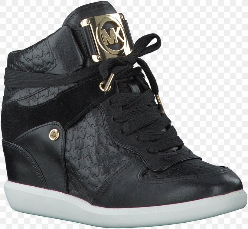 black nike wedge high tops