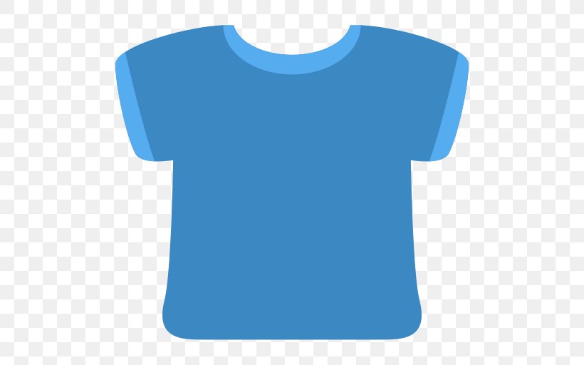 Blue T-shirt Clothing Turquoise Cobalt Blue, PNG, 512x512px, Blue, Aqua, Azure, Clothing, Cobalt Blue Download Free