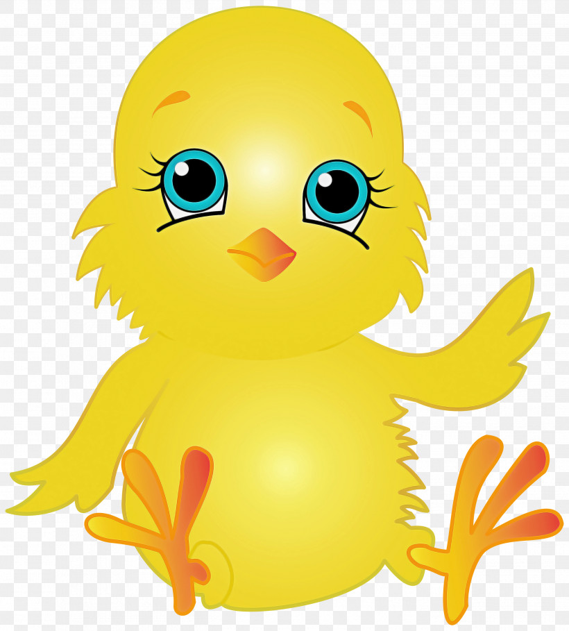 Cartoon Yellow Bird Duck Ducks, Geese And Swans, PNG, 2704x3000px, Cartoon, Bird, Duck, Ducks Geese And Swans, Rubber Ducky Download Free