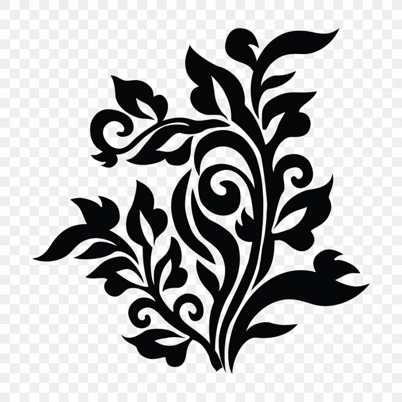 Curve Flower Clip Art, PNG, 1600x1600px, Curve, Black And White, Branch, Drawing, Flora Download Free