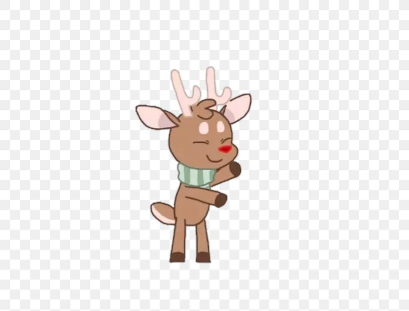 Reindeer GIF Rudolph Santa Claus, PNG, 500x623px, Reindeer, Animation, Antler, Cartoon, Christmas Day Download Free